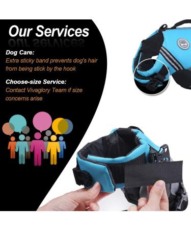Vivaglory Sports Style Dog Life Jacket - Adjustable Durable Buoyancy Vest for Small Dogs (XS 43-51 cm) - Safe Fastening System - Blue - Buy Online on GoSupps.com