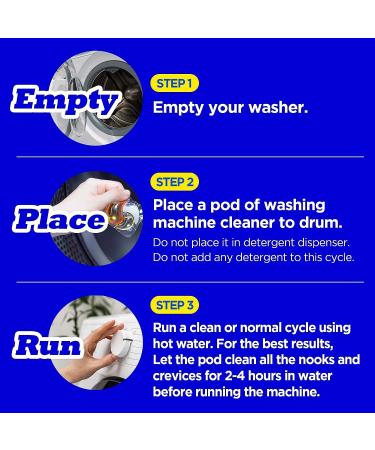 Betterthanbefore Washing Machine Cleaner Pods Odor Removal & Deep Cleaning Formula - 1 Year Supply (12 Pods) - Buy Online on GoSupps.com