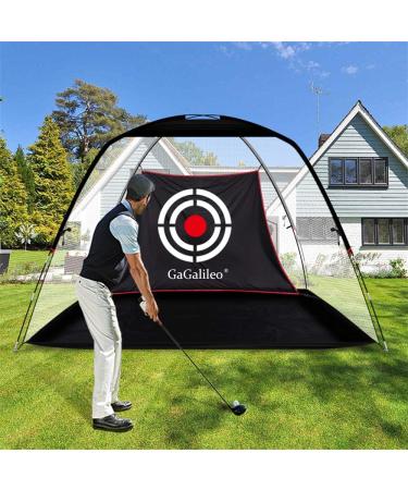 12x7x6FT Golf Net with Target Cloth - Heavy Duty Backyard Driving Range & Practice Hitting Net - Buy Online on GoSupps.com