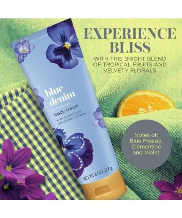 Body Cream with Shea Butter Blue Denim 8 Ounce - Buy Online on GoSupps.com