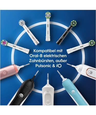 Oral-B CrossAction Brush Heads for Electric Toothbrush - 6 Pack | Holistic Mouth Cleaning with CleanMaximiser Bristles | Compatible with Oral-B Toothbrushes - Buy Online on GoSupps.com