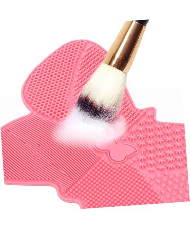 SOESFOUFU 1pc Silicone Scrub Pad Makeup Brush Cleaning Scrubber Lip Brush Silicone Makeup Applicator Cosmetic Makeup Brush Scrubber Accessories Silica Gel With Suction Cup Pink 23X17cm Pink - Buy Online on GoSupps.com