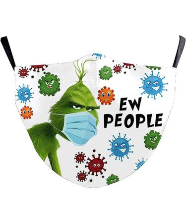 Youning Unisex Christmas 3D Print Face Masks - Funny Motifs Washable Multifunctional Neck Bandana & Dust Protection with Filters (7 PCs) - Buy Online on GoSupps.com