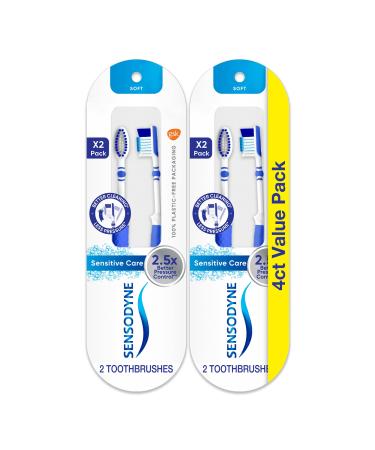 Sensodyne Sensitive Care Soft Toothbrush - 4 Count Sensodyne 4ct Toothbrush