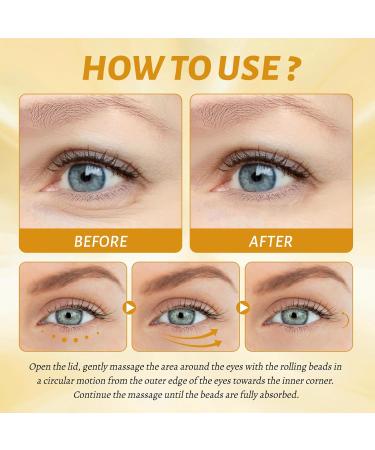 Lutein Eye Essence Oil 2PC VC Anti-wrinkle Eye Serum Oil RUY VC Facial Serum Rollon Smooths Fine Lines Deeply Moisturizes - Buy Online on GoSupps.com