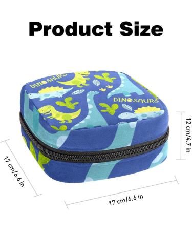 Shop Women's Dinosaur Storage Pocket Holder | Portable Period Kit Bag - Color4 | Eco-Friendly & Stylish Feminine Products - Buy Online on GoSupps.com
