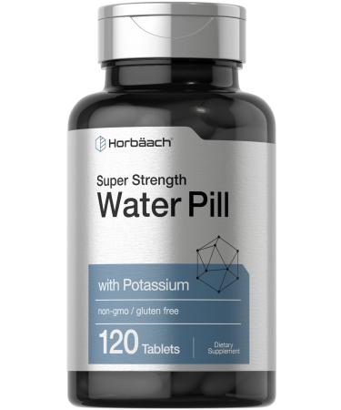 Horb ach Water Pills | Super Strength | 120 Tablets | Vegetarian Non-GMO & Gluten Free Supplement