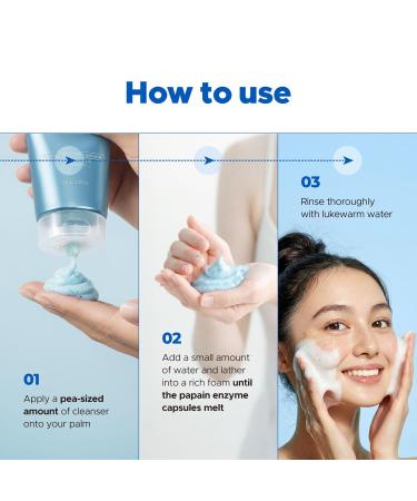 it:fu Deep Pore 2-in-1 Exfoliating Cleanser | Korean Hydrating Face Cleanser | Fungal & Hormonal Acne Support | Enzyme & Dead Sea Mud Formula (4.23 fl. oz) - Buy Online on GoSupps.com