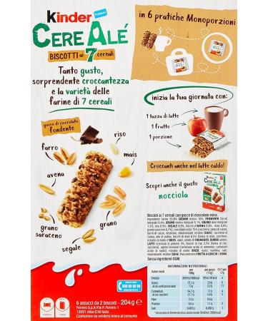 Cere Ale Biscotti Kids Biscuits - 204g Pack of 6 - Buy Online on GoSupps.com