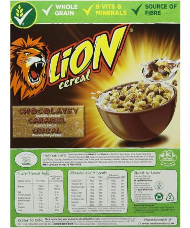 Nestle Lion Caramel and Chocolate Cereals 400g - Pack of 3 - Buy Online on GoSupps.com