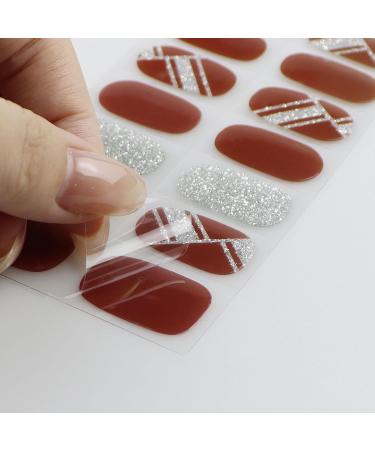 JMEOWIO Red Nail Foil Glitter - Self-Adhesive Nail Stickers for Stunning Nail Designs | Nail Art Accessories - Buy Online on GoSupps.com