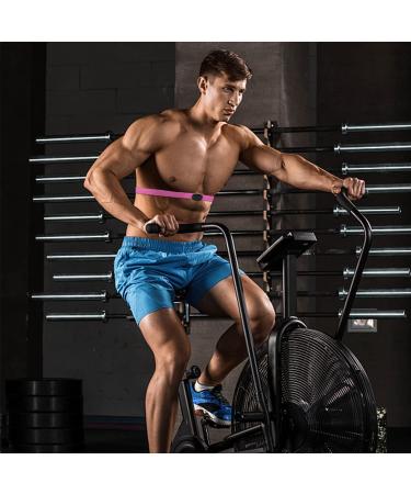 ONLYESH BRISDGURT Adjustable Elastic Replacement Belt with Heart Rate Monitor for Polar Garmin Wahoo - Pink Sports Running Gear - Buy Online on GoSupps.com