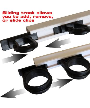 Rush Creek Creations All Weather Fishing Rod Storage Rack - 6 Rod Capacity, Wall/Ceiling/Garage Mount, ABS Plastic - Buy Online on GoSupps.com