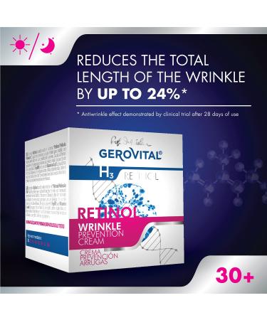GEROVITAL RETINOL Anti-Wrinkle Cream - 50 mL Retinol Moisturizer with Vitamin A & E | Anti-Aging Face Cream with Sepilift Complex for Youthful Skin - International Shipping Available - Buy Online on GoSupps.com