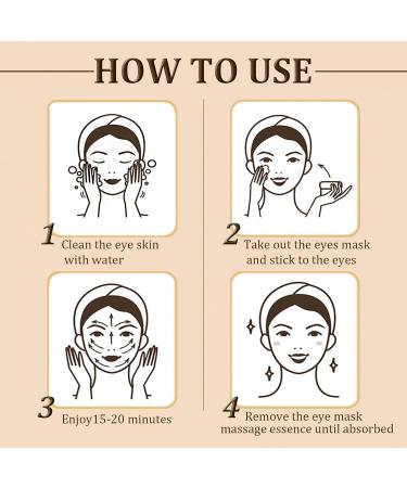  32 Pair 4 Flavors VEROA Under Eye Patches Set - Reduce Puffy Eye Bags Fine Lines Skincare Collagen Eye Patches Moisturizing Hydrating Brightening Hypoallergenic - Vegan Gold Eye Mask 4 Flavour - Buy Online on GoSupps.com