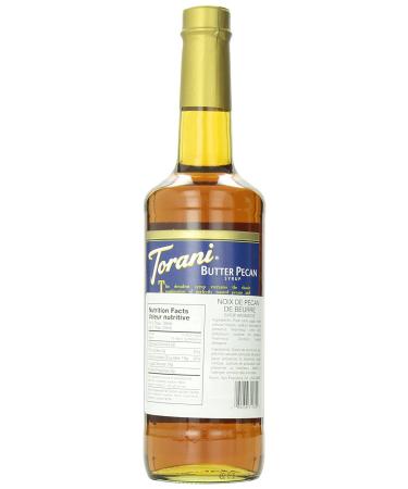 Torani Butter Pecan Syrup - Indulgent flavor enhancement for drinks and desserts - Buy Online on GoSupps.com