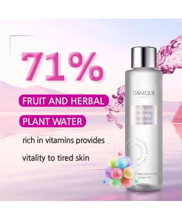 DANIQUE Radiance-Enhancing Essence Toner with PDRN and Glutathione Premium Korean Skincare - Hydrating Facial Essence with 71% Plant Extracts for a Smooth Fresh-Looking Glow 150ml - Buy Online on GoSupps.com