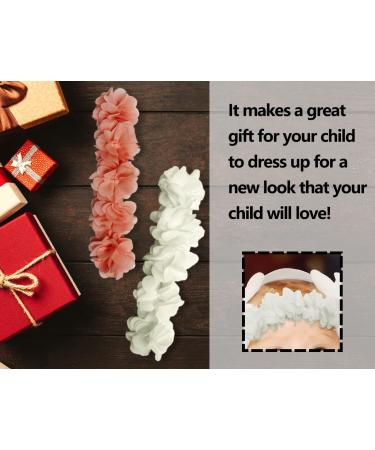 Kapsing 2-Piece Baby Headband Set | Elastic Turban Hairbands for Newborns & Toddlers | Flower Accessories for Baby Girls - Buy Online on GoSupps.com