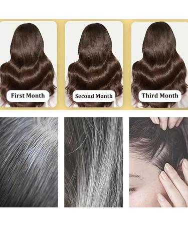 Nourishing Plant-Based Hair Color - Long-Lasting Single Agent Floral Dye for Gray Hair Coverage (Natural Black) - Buy Online on GoSupps.com