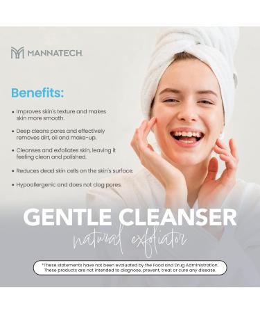 Mannatech Uth Facial Cleanser | Gentle Foaming Exfoliator with Grape Seeds | Wash Away Makeup Oil & Dirt 3.8oz/112ml - Buy Online on GoSupps.com