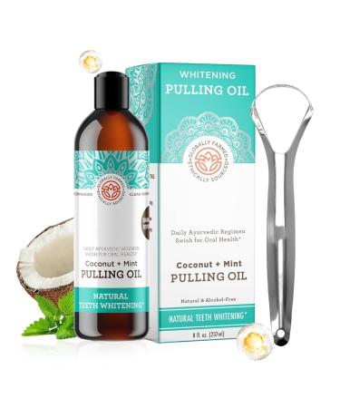 Mouthwash Against Bad Breath Mouthwash For Healthy Gums With Tongue Scraper 237ml Daily Freshness Routine Gum Care For Men Women Family