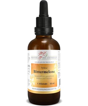 Bittermelon Tincture 50ml | Premium Austria Momordica Charantia Drops | Vegan Dietary Supplement | No Additives - Buy Online on GoSupps.com