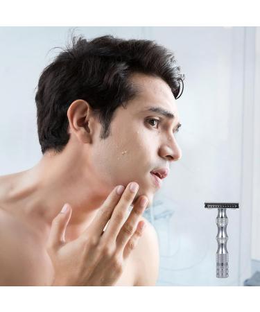 Layhou Men's Vintage Manual Safety Razor | Double Edged Shaving Razor for a Classic Grooming Experience | International Shipping Available - Buy Online on GoSupps.com