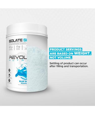 Revolution Nutrition Isolate Splash Clear Whey Protein Powder Juice-Type Protein Candy Flavour Collagen 24g Of Protein Per Scoop Zero Sugar 817g 23 Servings (Blue Sharks 1.8 Pound) Blue Sharks 1.8 Pound - Buy Online on GoSupps.com