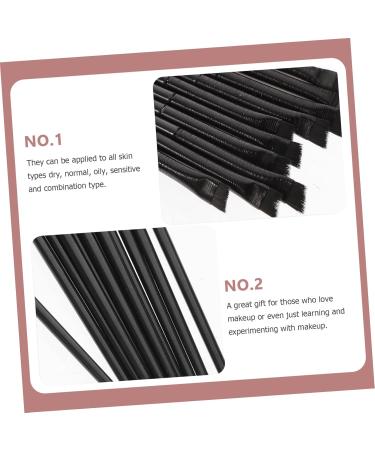 Baluue 36 Pcs Eyeliner Brush Eye Shadow Brush Flat Makeup Brushes Winged Makeup Brush Eyeshadow Black  - Buy Online on GoSupps.com
