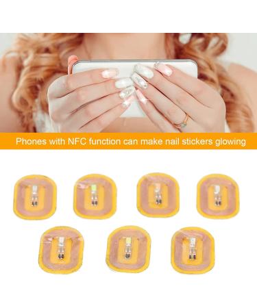 NFC Nail Art Tips Lighting NFC Nail Sticker for Mobile Phone for Girls - Buy Online on GoSupps.com