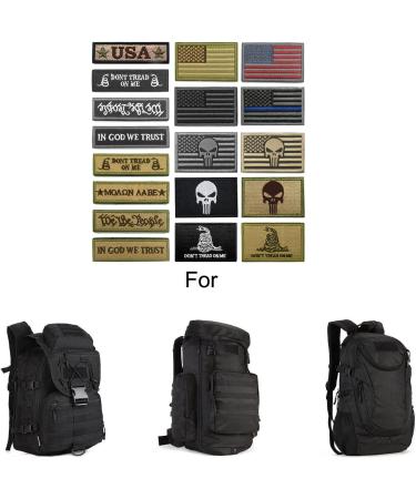 WZT American Flag Patch Thin Blue Line Military Morale Patches Set - 18 Pieces - Buy Online on GoSupps.com