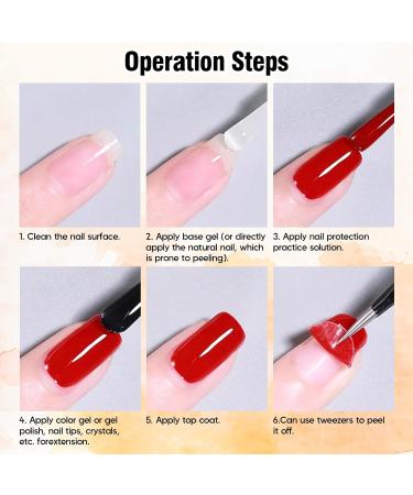 ADHERE Bases de vernis pelable l'air libre pour la pratique Base pelable pour vernis ongles gel normal pour d butants en pratique des ongles Retrait facile Aucune lumi re UV n cessaire S ch l'air pelable Bases de vernis pour la pratique - Buy Online on GoSupps.com