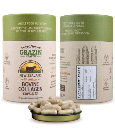 GRAZIN HEALTH Cardio & Performance Bundle | Whole-Food Heart Capsules + Fish Eggs + Grass-Fed Collagen | Omega-3 DHA & EPA Fish Roe and Bovine Organ Supplements | Clean Daily Wellness Support - Buy Online on GoSupps.com
