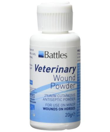 Battles Veterinary Wound Powder 20 g (Pack of 1) White