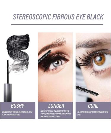 Vivavogue Lash Kapeine Iron Wand Mascara Vervaci Iron Rod Mascara Waterproof Vervaci Mascara 3d Curling Eyelash Iron Mascara with Eyelash Curler Long-Lasting and Smudge (2*Black) - Buy Online on GoSupps.com