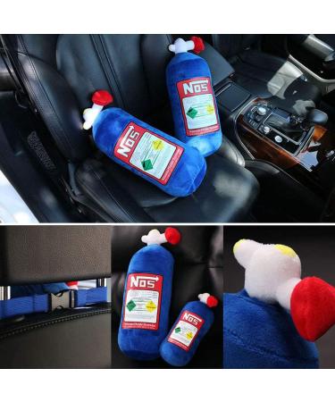 BSTCAR 50CM Car Pillow Back Neck Support NOS Bottle Plush Decor Travel Sofa Cushion - Buy Online on GoSupps.com