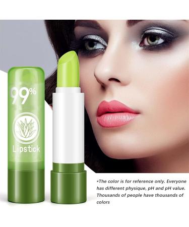 Gokame Aloe Vera Jelly Lipstick - Long Lasting Color Changing Lip Balm & Moisturizer (1 PC) - Nourishing Magic Lip Gloss for All Skin Tones - Buy Online on GoSupps.com