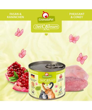 Granapet Delicatessen Multipack 3 Without Fish - Premium Grain-Free Wet Cat Food High Meat Content & Quality Oils 6 x 200g Trial Pack - Buy Online on GoSupps.com