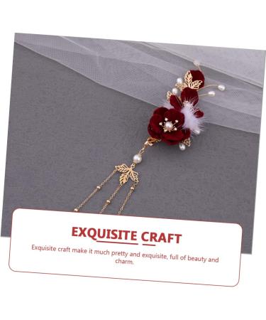 FRCOLOR the antique ball hair clip flower hair headpiece for women hair barrettes for women hair clip for women hair ornaments for women side clip girl the flowers zinc Flowers - Buy Online on GoSupps.com