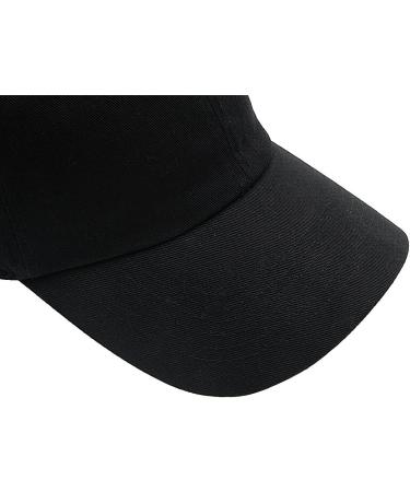 AZTRONA Classic Black Baseball Cap for Men and Women | Dad Hat - Buy Online on GoSupps.com