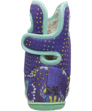 BOGS Baby Wellington Boots Plum Flower Stripe 71565 | Size UK 3-8 | New Flower Dot Violet Multi - Buy Online on GoSupps.com