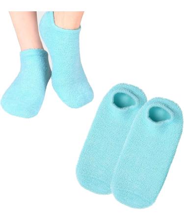 Verdant Touch Foot Gel Moisturizing Socks Foot Gel Moisturizing Socks for Foot Care Moisturizing and Nourishing Remove Cracked Dryness Reusable Blue - Buy Online on GoSupps.com