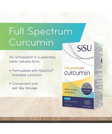 SISU - Full Spectrum Curcumin (NovaSol) 30 softgels - Buy Online on GoSupps.com