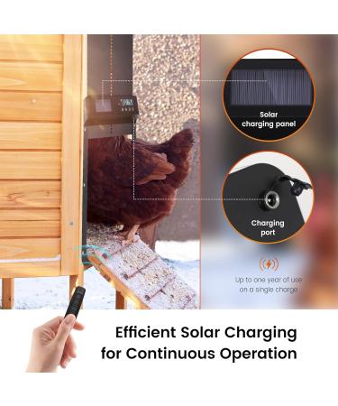 PUPIHOM Chicken Door - High-Quality Accessory for Coops | Buy Online Now - Buy Online on GoSupps.com