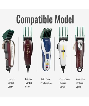 Premium 3 Inch Clipper Guards- 8pcs Cutting Guides for Wahl Clippers, 1.25-3 Inch Lengths - Buy Online on GoSupps.com