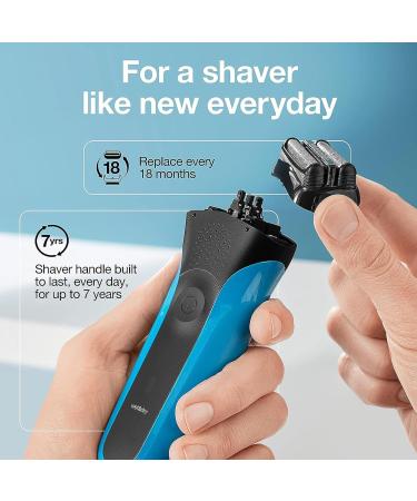 Braun Series 3 Replacement Head 21B Foil & Cutter for S3 ProSkin Shavers - Compatible with Models 3040s, 3080s, 340s-4, 3000s, 3010s - 21B - Buy Online on GoSupps.com