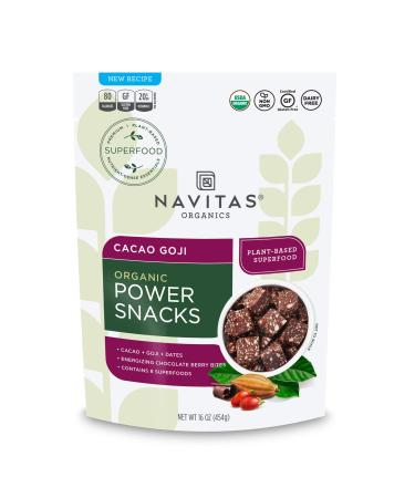 Navitas Organics Organic Power Snack Cacao Goji 16 oz (454 g) - Buy Online on GoSupps.com