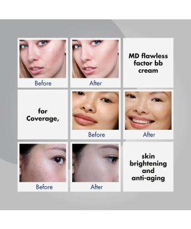 MD Flawless Factor BB Cream SPF 35 | Skin Brightening & Anti-Aging Tinted Moisturizer | 1.76 Fl Oz - Buy Online on GoSupps.com