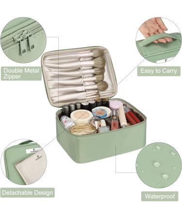 Pocmimut Green Makeup Bag for Women - Large Cosmetic Travel Toiletry Bag for Girls - Buy Online on GoSupps.com