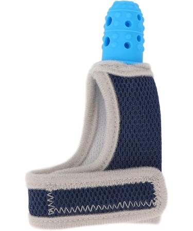 Yuyte Silicone Thumb Protection for Toddlers - 2 Breathable Bracelets for Thumb Sucking Soft & Customizable Finger Guards Blue - Oral Health Essential - Buy Online on GoSupps.com